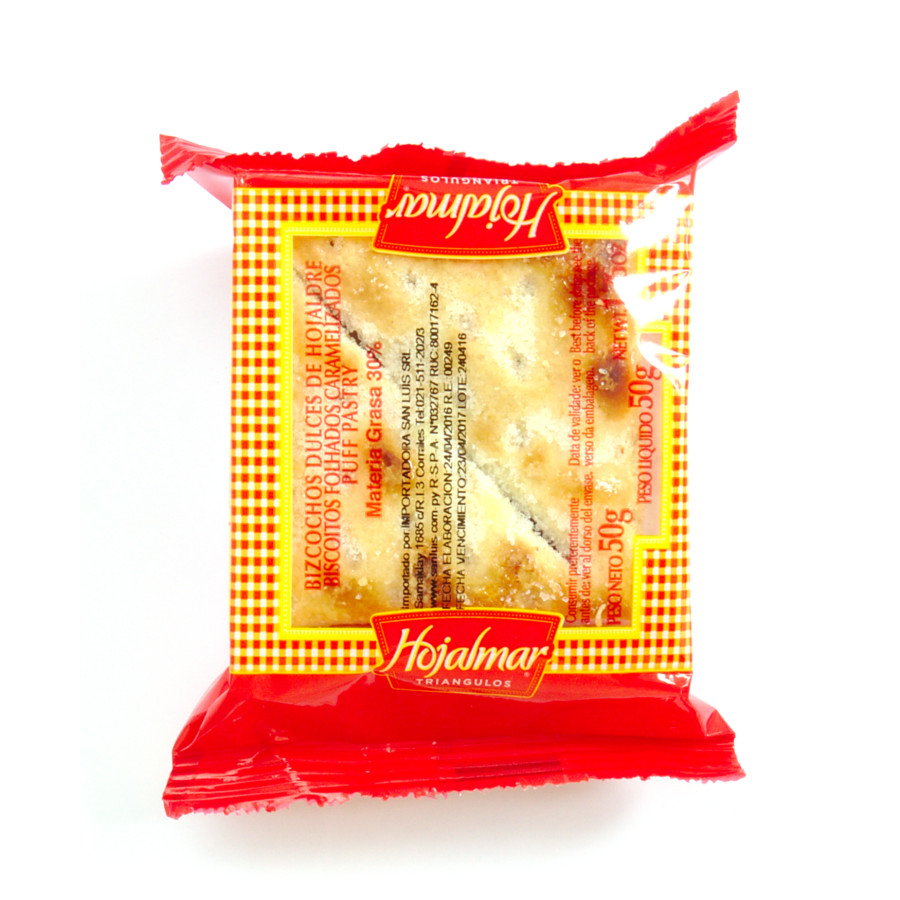 GALLET.HOJALDRE TRIANGULO 50 G.x 16 UN.HOJALMAR