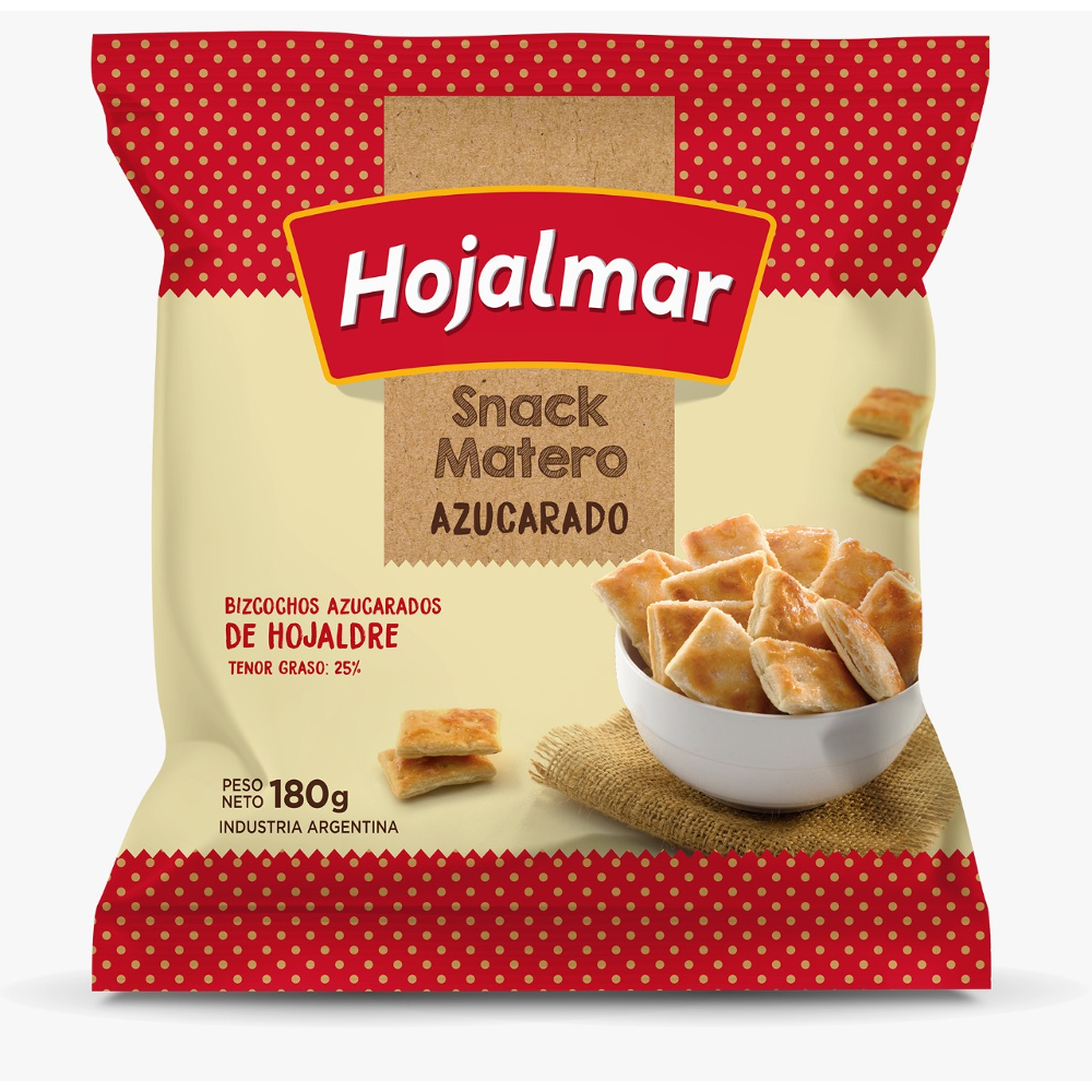 SNACK MATERO HOJALMAR 24X180G.