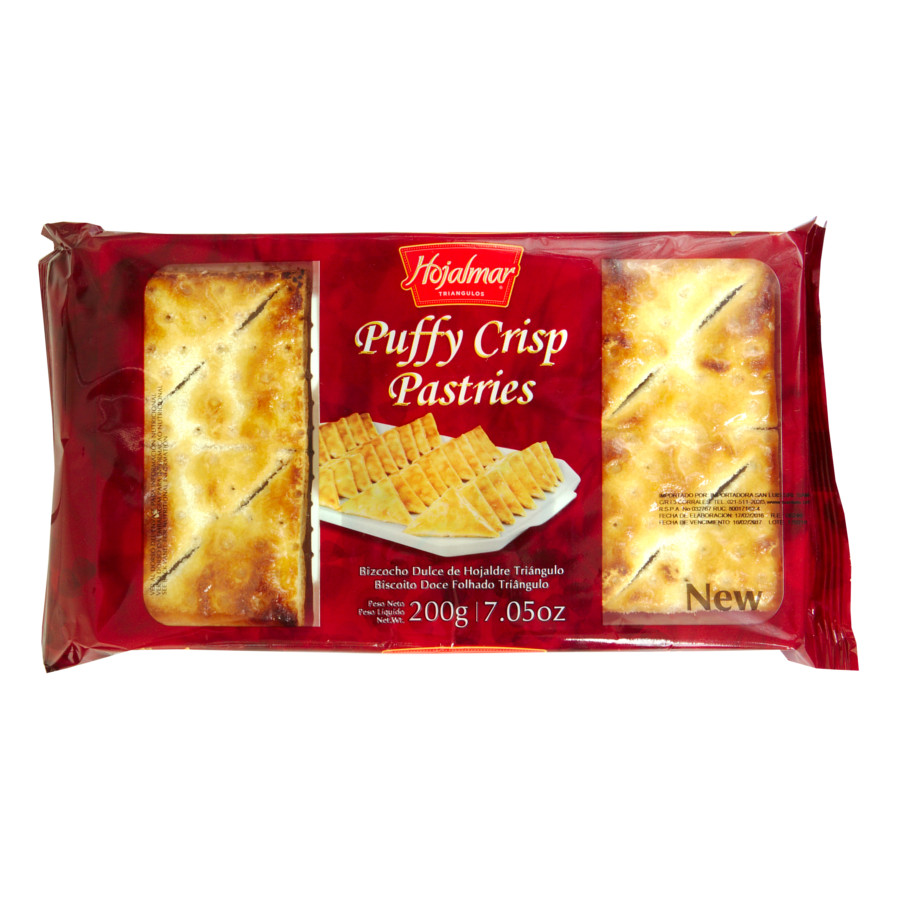 GALLET.HOJALDRE TRIANG. ABIERTO 200 G. x 12UN