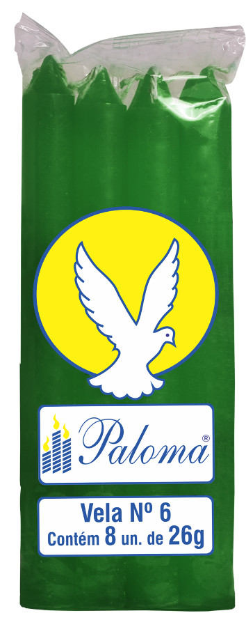 VELA No.6 VERDE PALOMA - 24x8