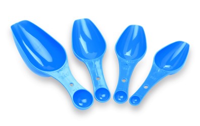 CUCHARON DOBLE MEDIDA - JUEGO X 4