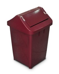 PAPELERA CUADRADA N° 20 C/ TAPA 