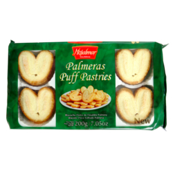 GALLET.HOJALDRE PALMERA 200 G. x 12 UN.HOJALMAR