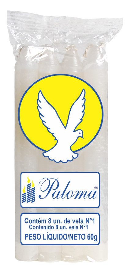 VELA Nº 1 PALOMA 24x8